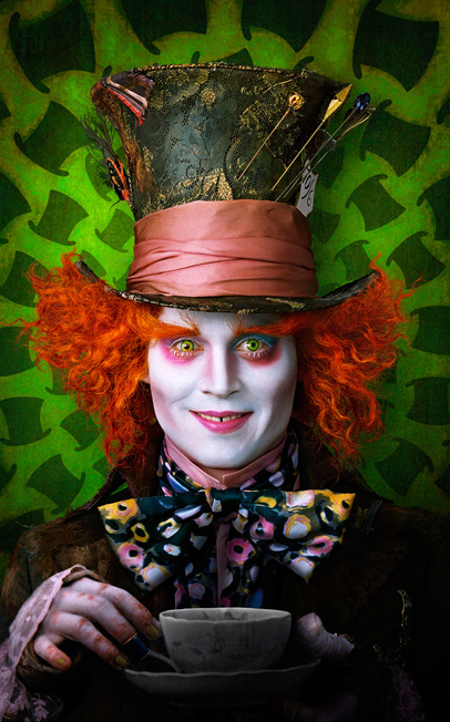 Alice in Wonderland image featruing Johnny Depp