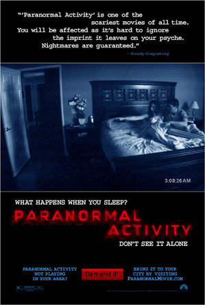 Paranormal Activity psoter