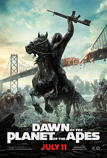 Dawn of the Planet fo the Apes poster