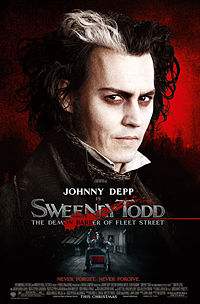 Sweeney Todd: The Demon Barber Of Fleet Street movie poster