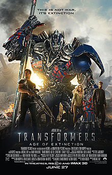 Transformers: Age of Extinction poster